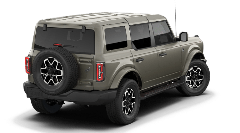 2026 Ford Bronco — rear three-quarter view