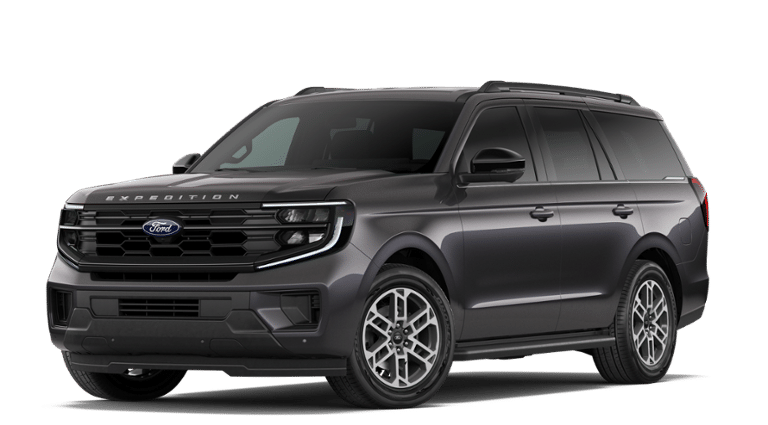 2026 Ford Expedition Active in Dark Matter Gray Metallic — front three-quarter view