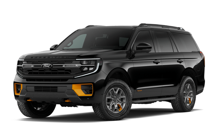 2026 Ford Expedition Tremor in Agate Black — front three-quarter view