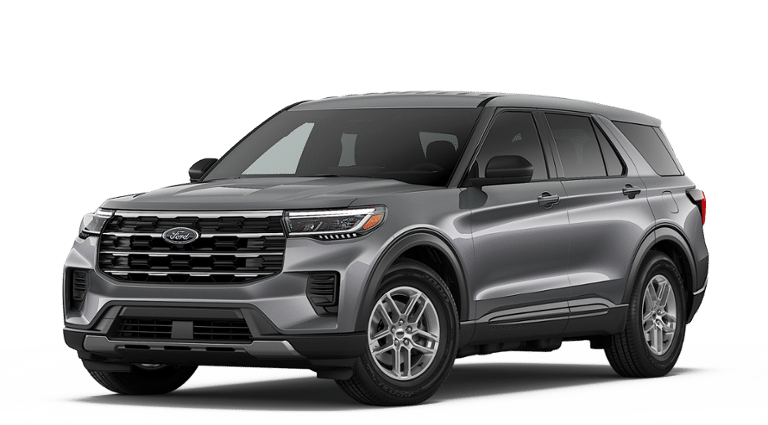 2026 Ford Explorer Active w/100A Pkg in Carbonized Gray Metallic — front three-quarter view