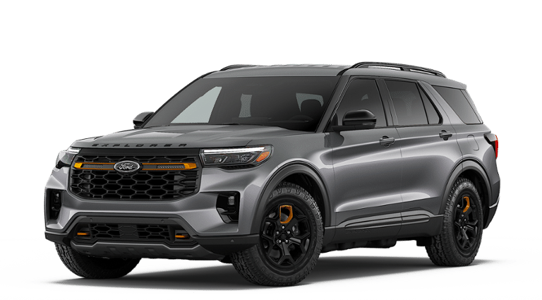 2026 Ford Explorer Tremor in Carbonized Gray — front three-quarter view