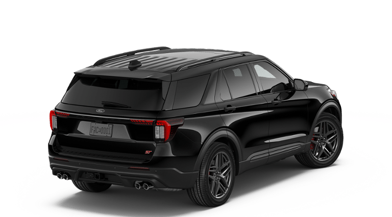 2026 Ford Explorer — rear three-quarter view