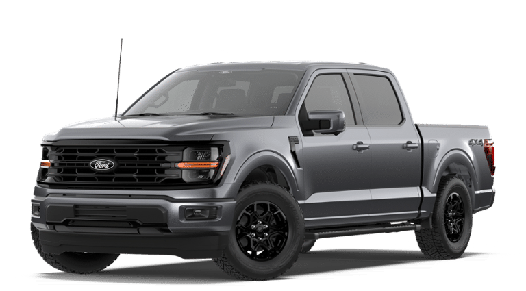 2026 Ford F-150 XLT in Carbonized Gray — front three-quarter view