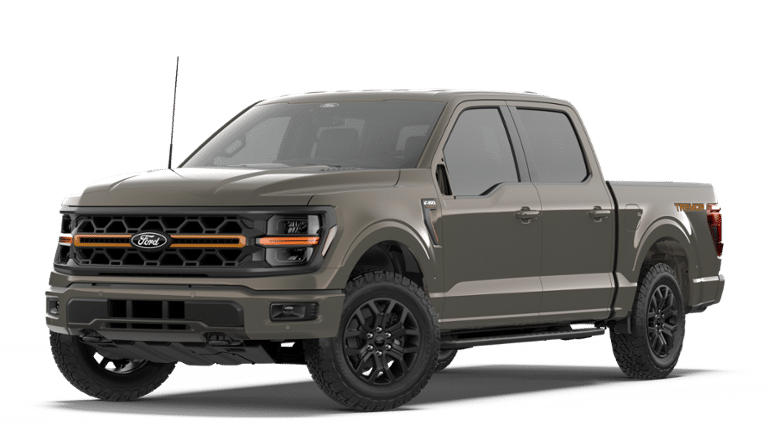 2026 Ford F-150 Tremor in Marsh Gray — front three-quarter view