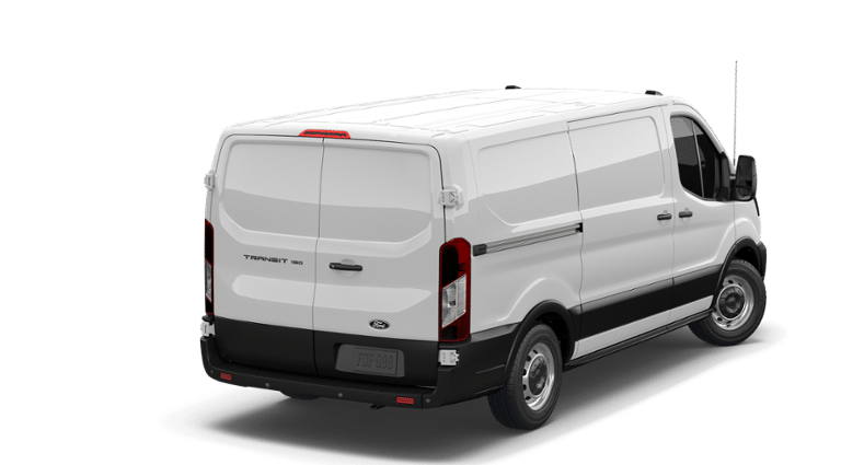 2026 Ford Transit Cargo Van — rear three-quarter view